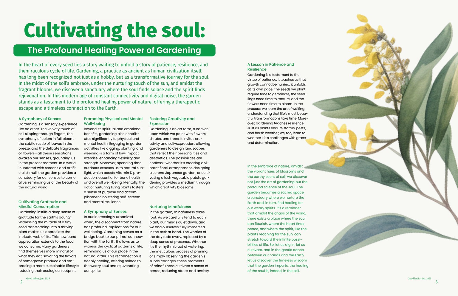 Cultivating the soul - image 1 - student project