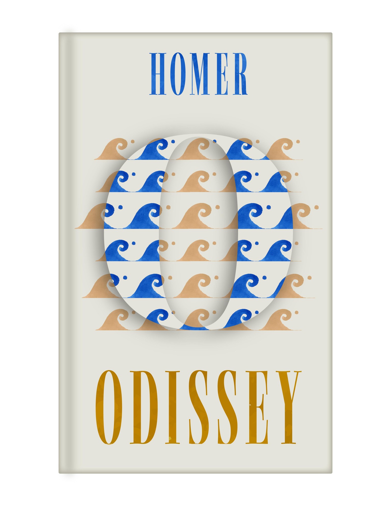 Diseño de portada inspirado en La Odisea, Homero - image 2 - student project