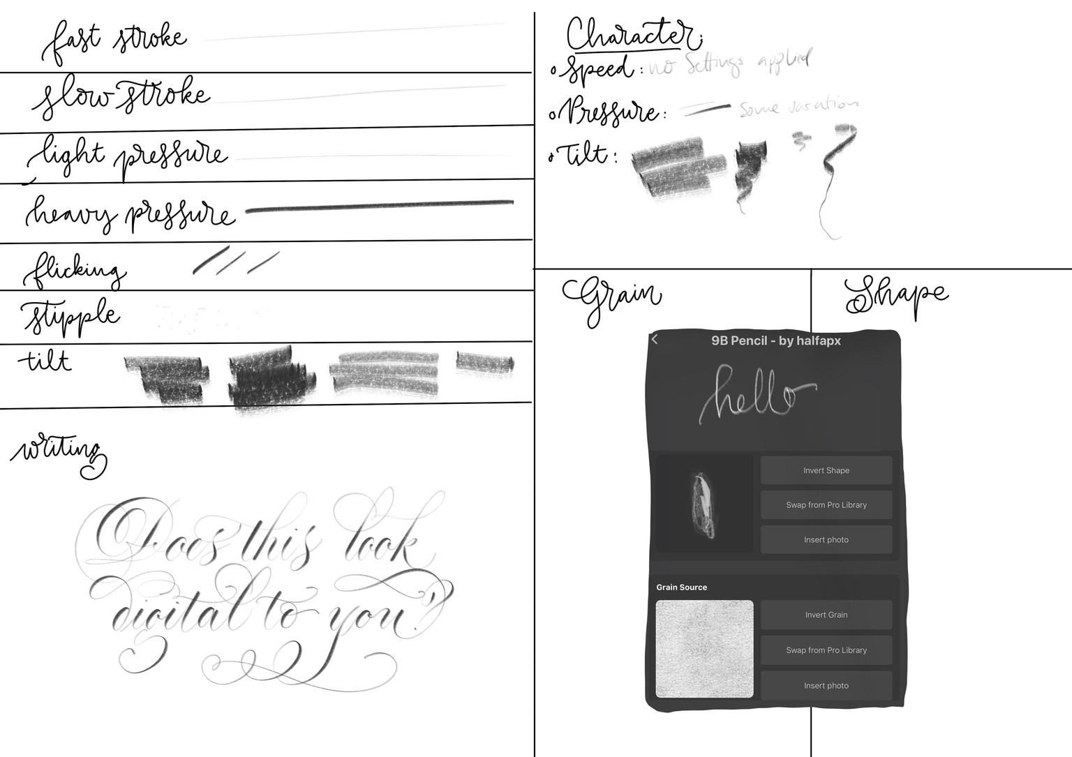 A Realistic Pencil Brush - image 1 - student project