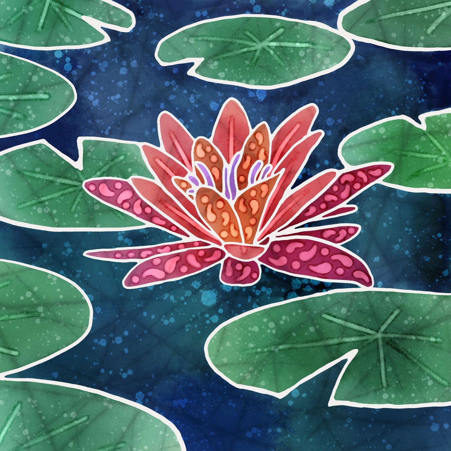 Lily pond - image 1 - student project