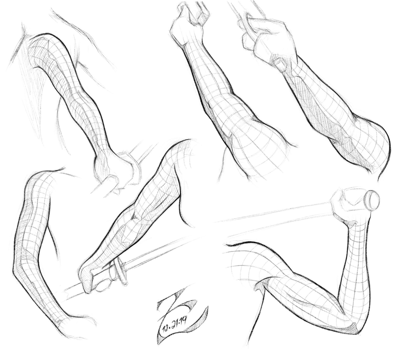 Female Arm Study - image 2 - student project