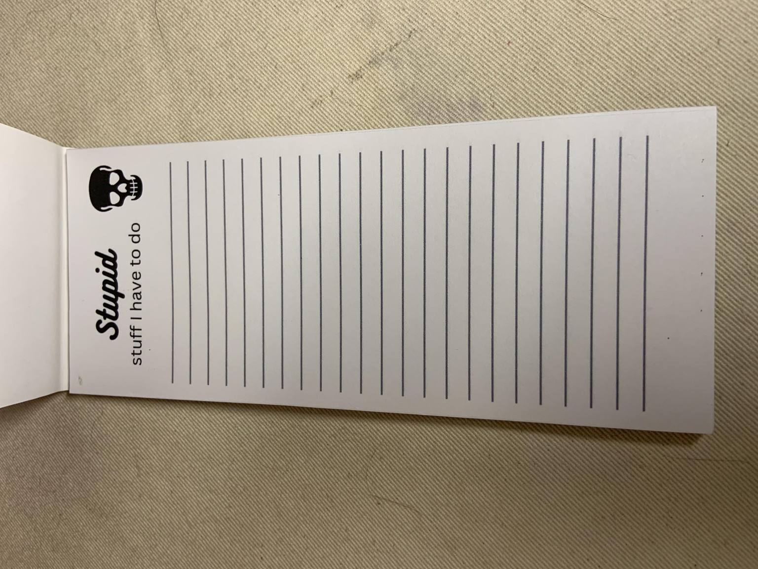 Skull notepad - image 1 - student project