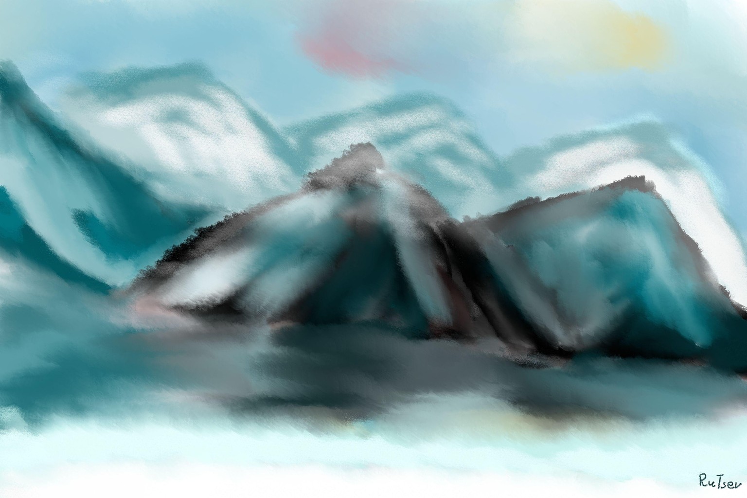 winter in da mountain - image 1 - student project