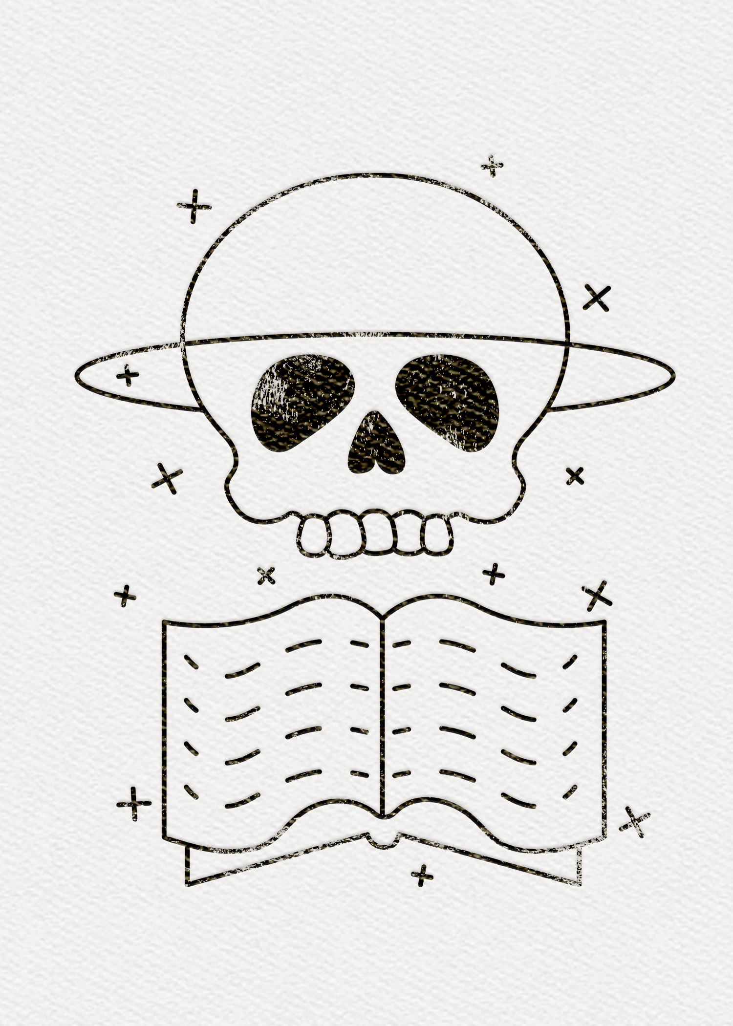 Skull and Book - image 1 - student project