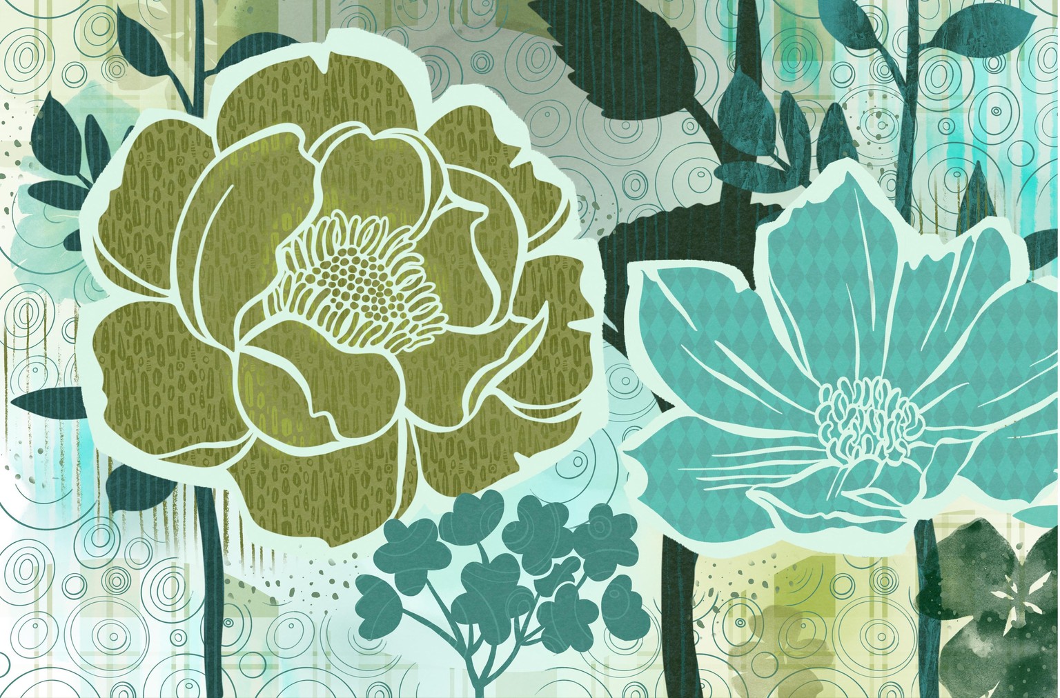 Produce Highly Textural Floral Art - image 1 - student project