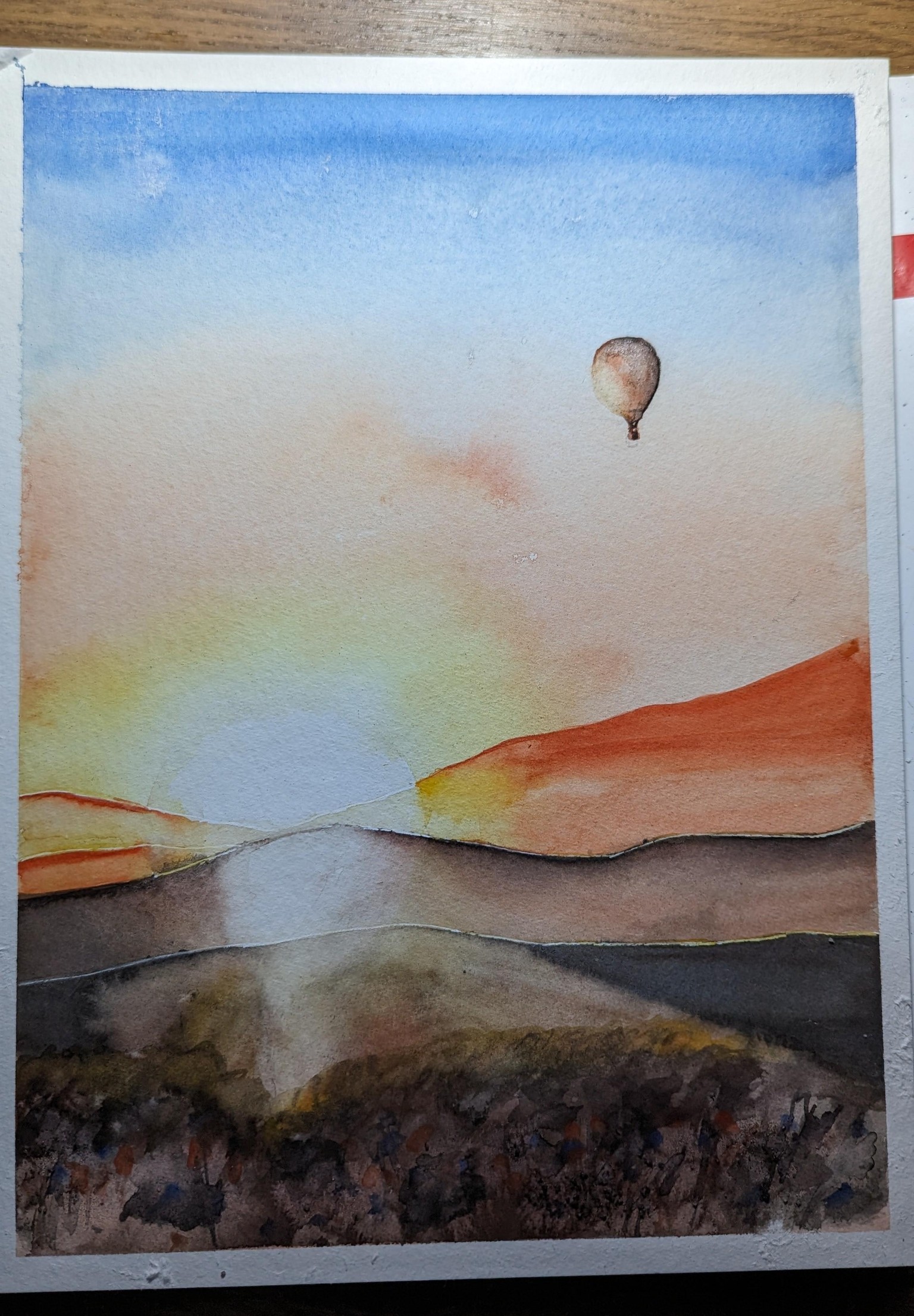 mountains in sunrise - image 1 - student project