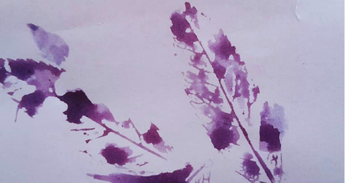 Experiments with food waste inks - image 2 - student project