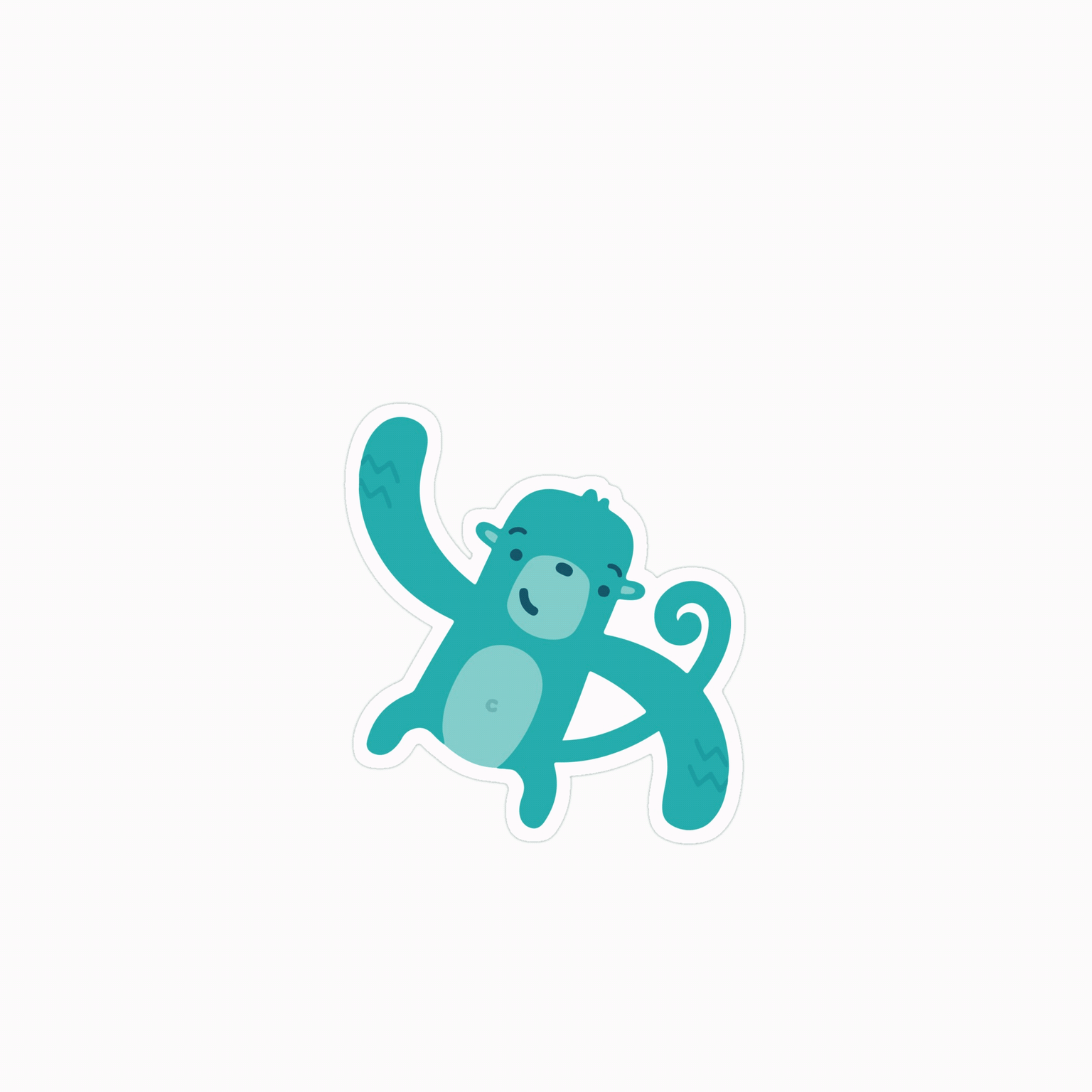 WhatsApp Blue Monkey - image 1 - student project