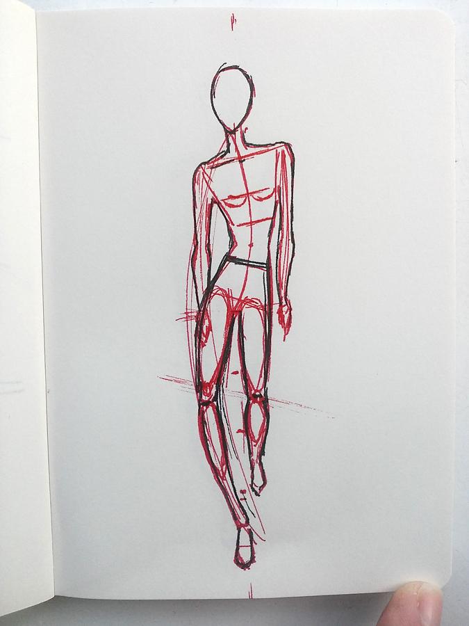 croquis - Close Encounters of the Third Kind, Bow-legged sprint runner, Shiny lady and Sonic the hedgehog  - image 1 - student project