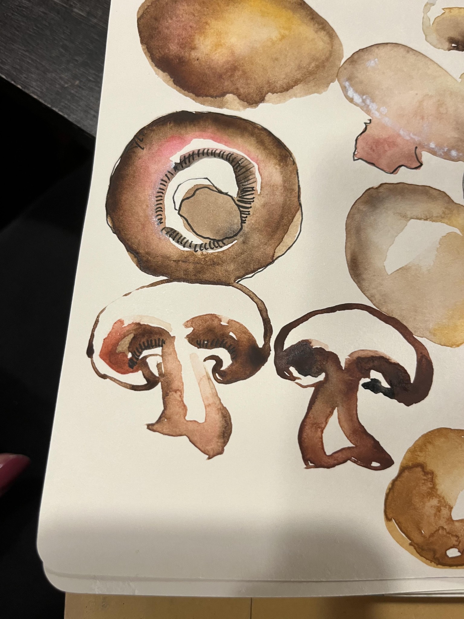 Imperfectly Perfect - loose watercolor - image 5 - student project