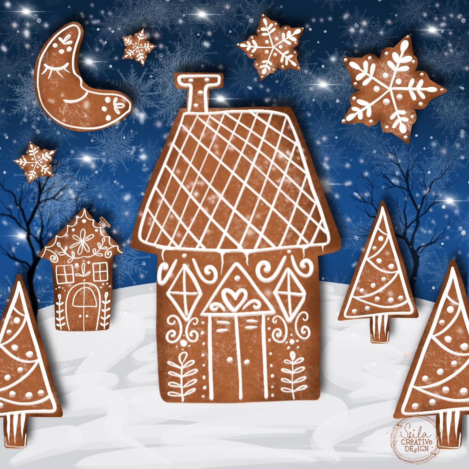 My digital gingerbreads - image 2 - student project