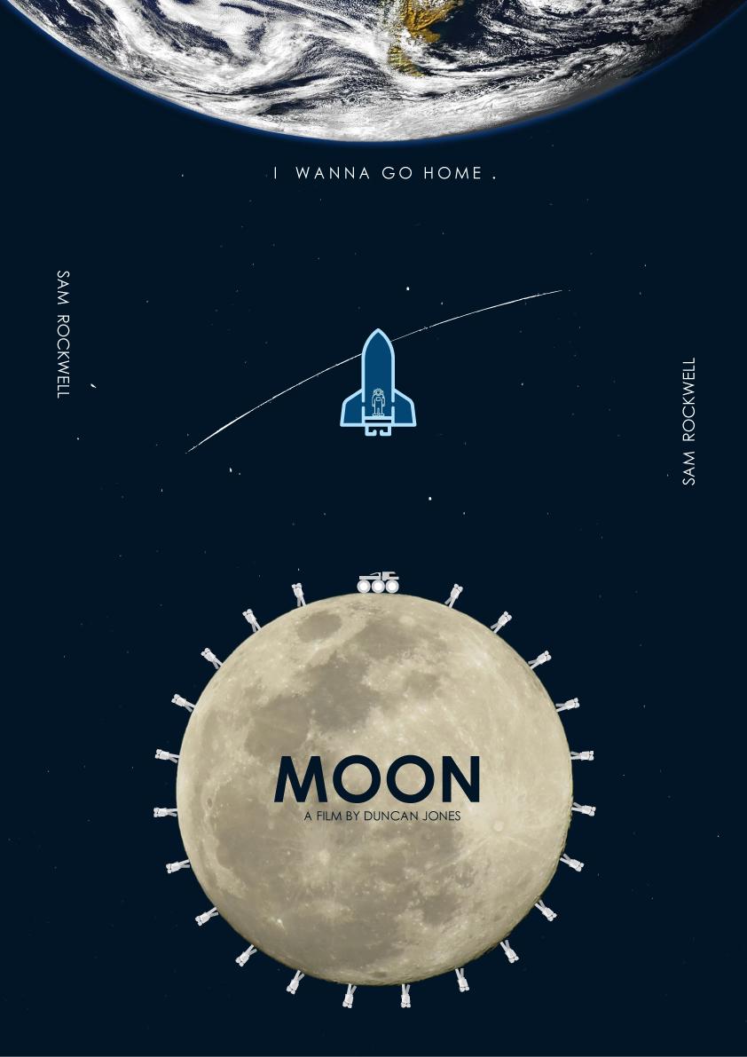 THREE MOVIE POSTERS FOR MOON - image 4 - student project
