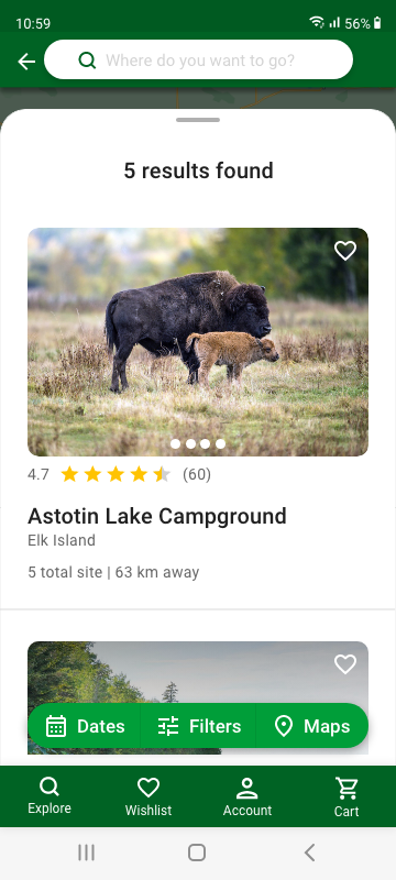 Parks Canada App - image 11 - student project