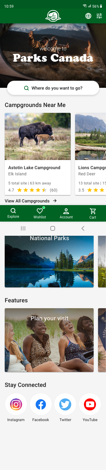 Parks Canada App - image 26 - student project