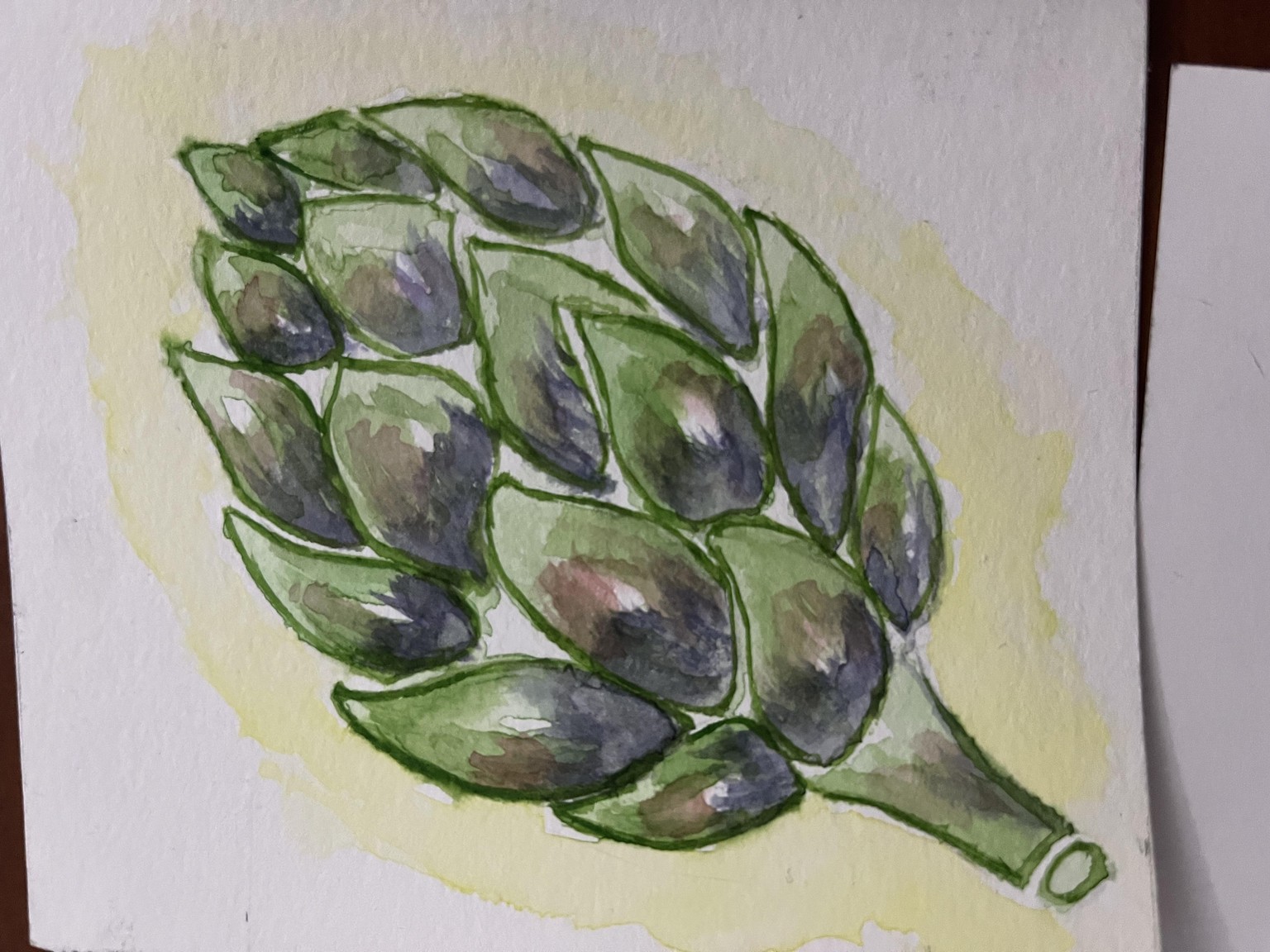 Trying watercolour - image 2 - student project
