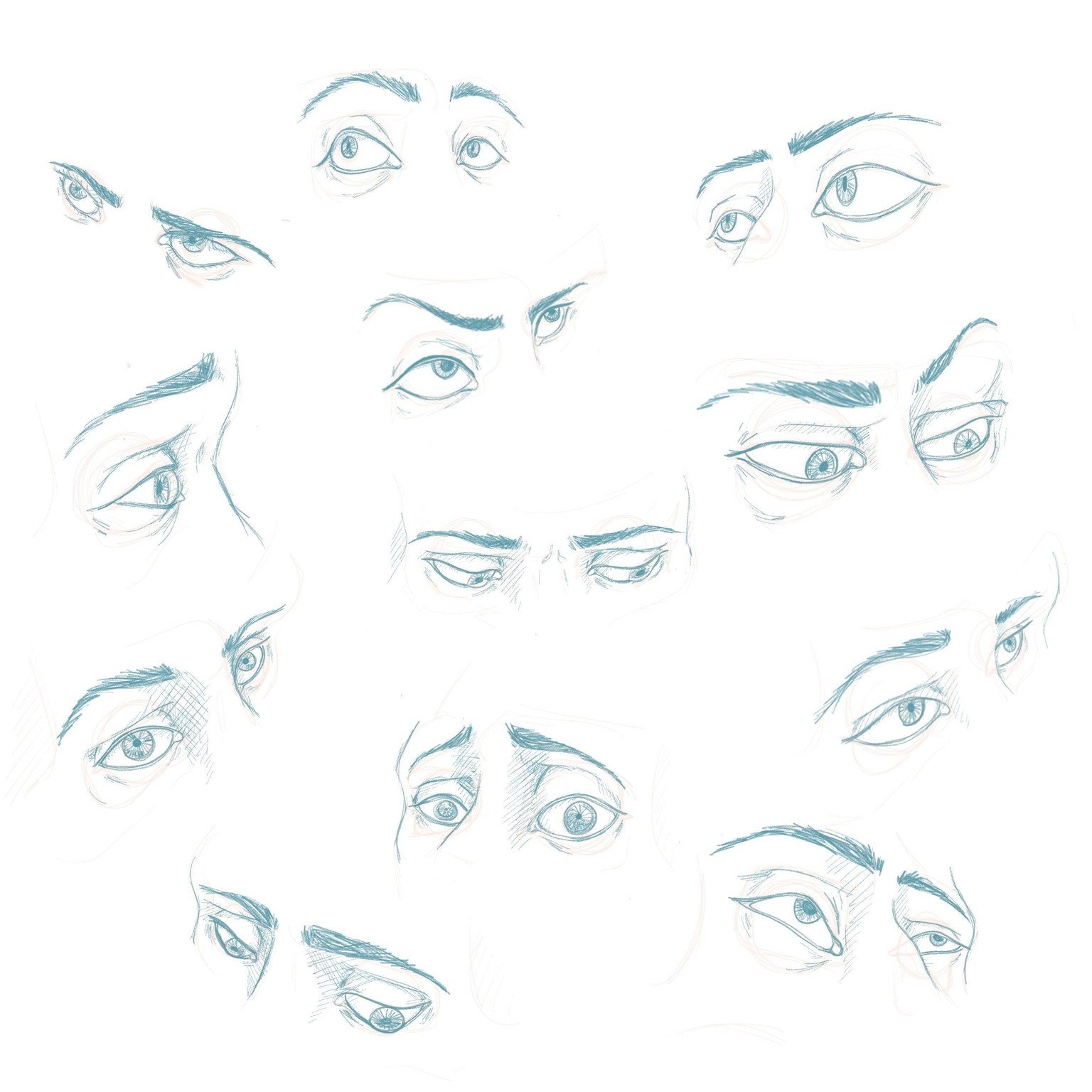 Eye drawing practice - image 1 - student project