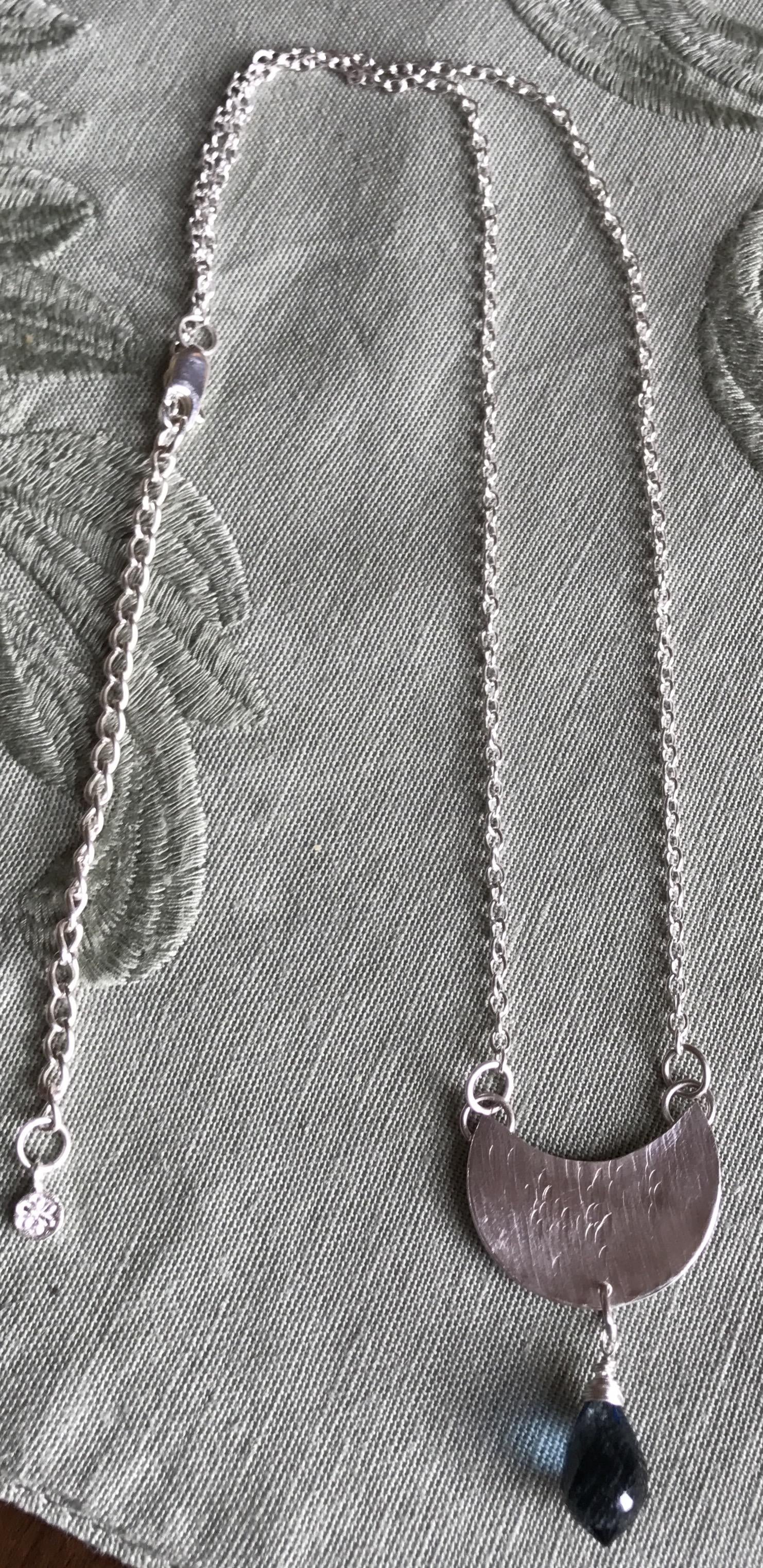 Labradorite earrings - image 2 - student project