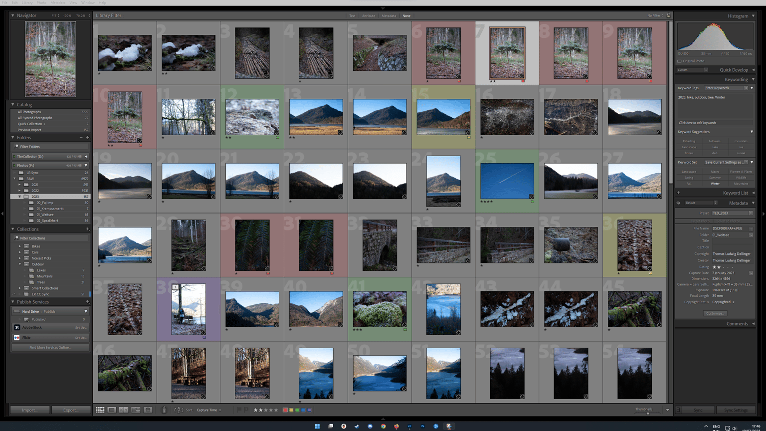 Organizing my Lightroom Workspace - image 1 - student project