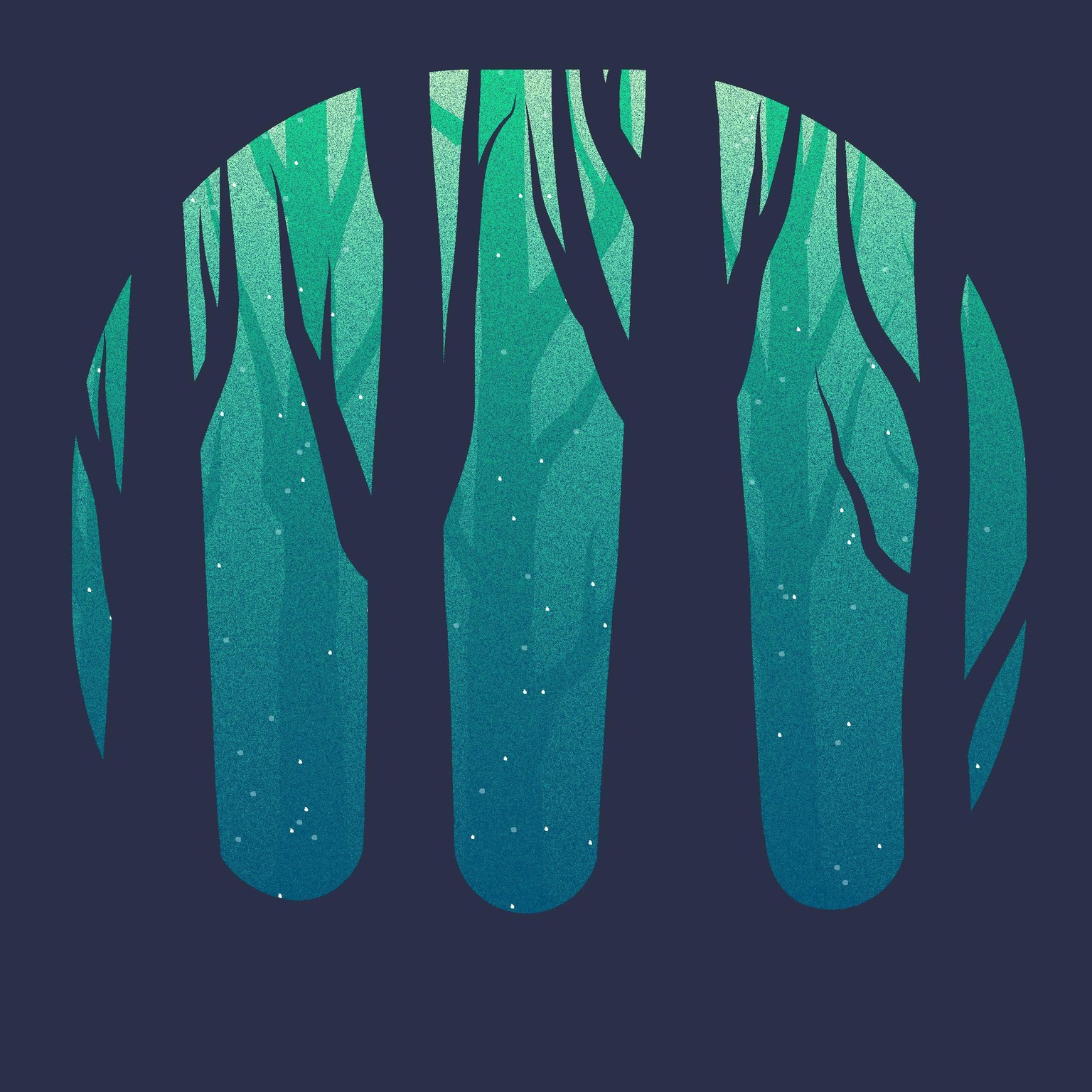 Dreamy Silhouette Forest - image 1 - student project