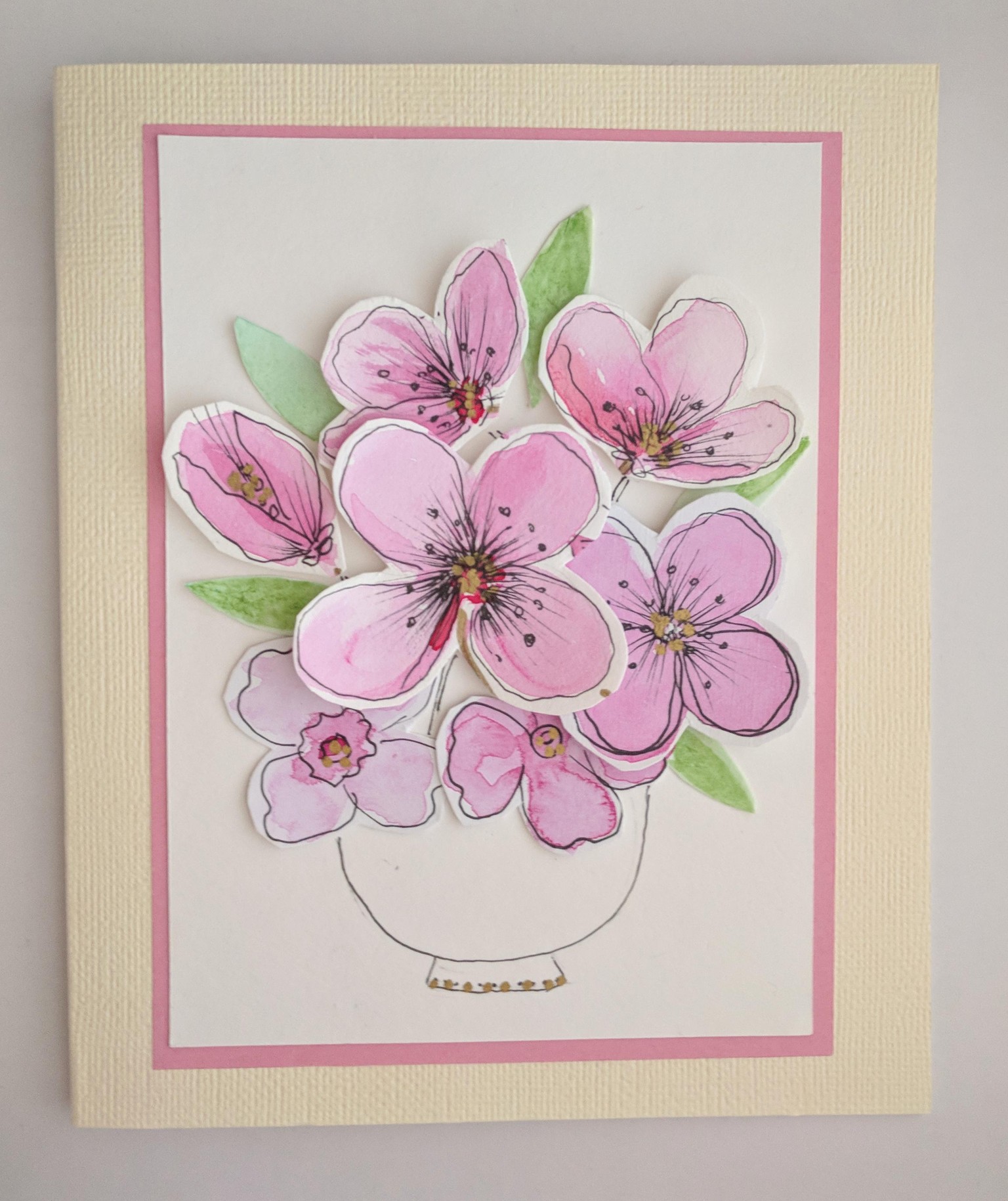 Repurposed watercolor art - image 1 - student project