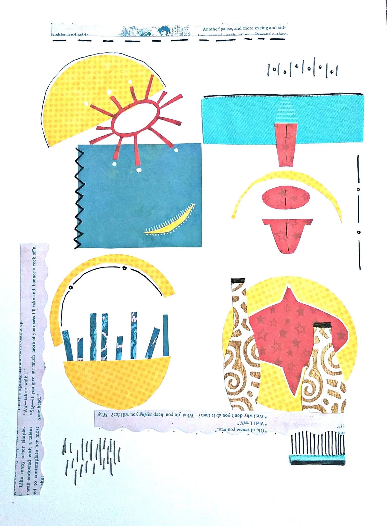 Stitch Collage & Shape Chart - image 2 - student project