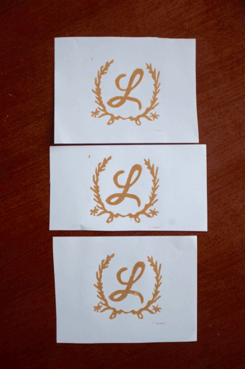 Monogram with Laurels - image 3 - student project