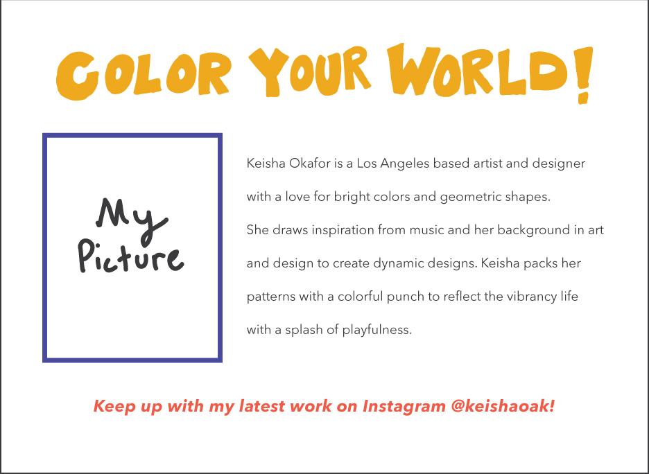 Workshop 5: Design your Perfect Portfolio - image 2 - student project