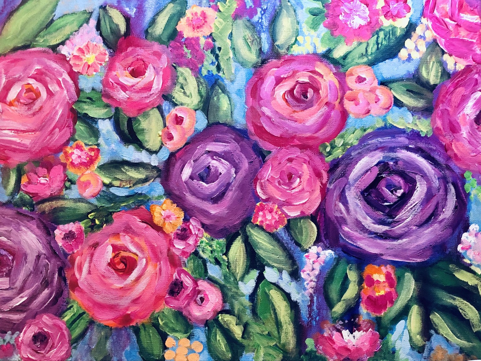 Abstract Flowers - image 1 - student project