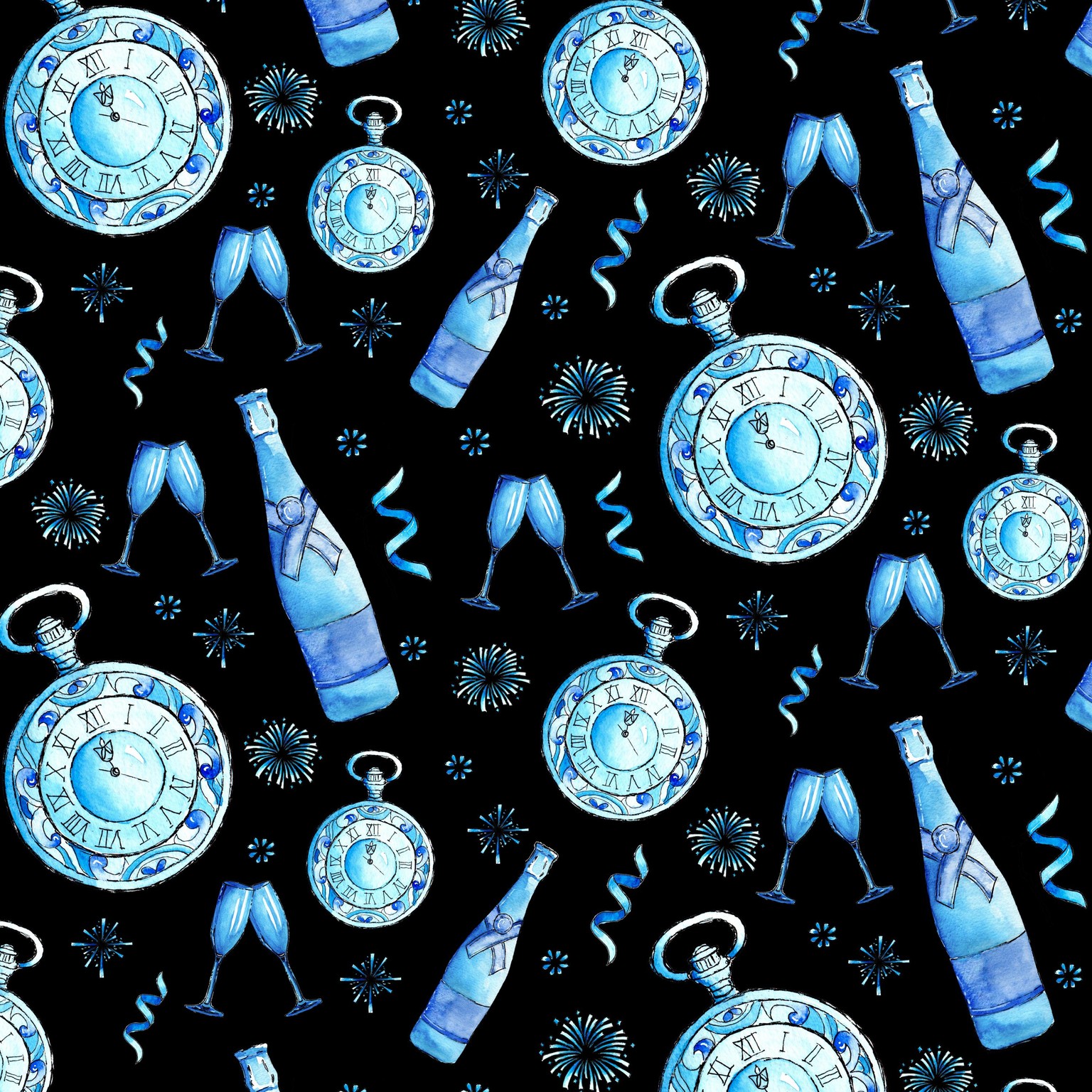 New year in Blue - image 2 - student project
