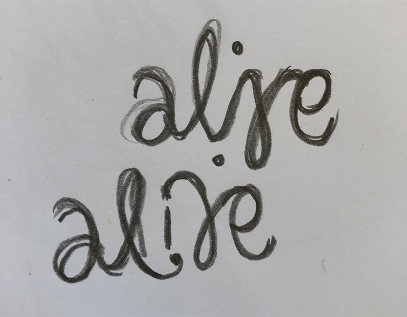 Alive Ambigram - image 2 - student project