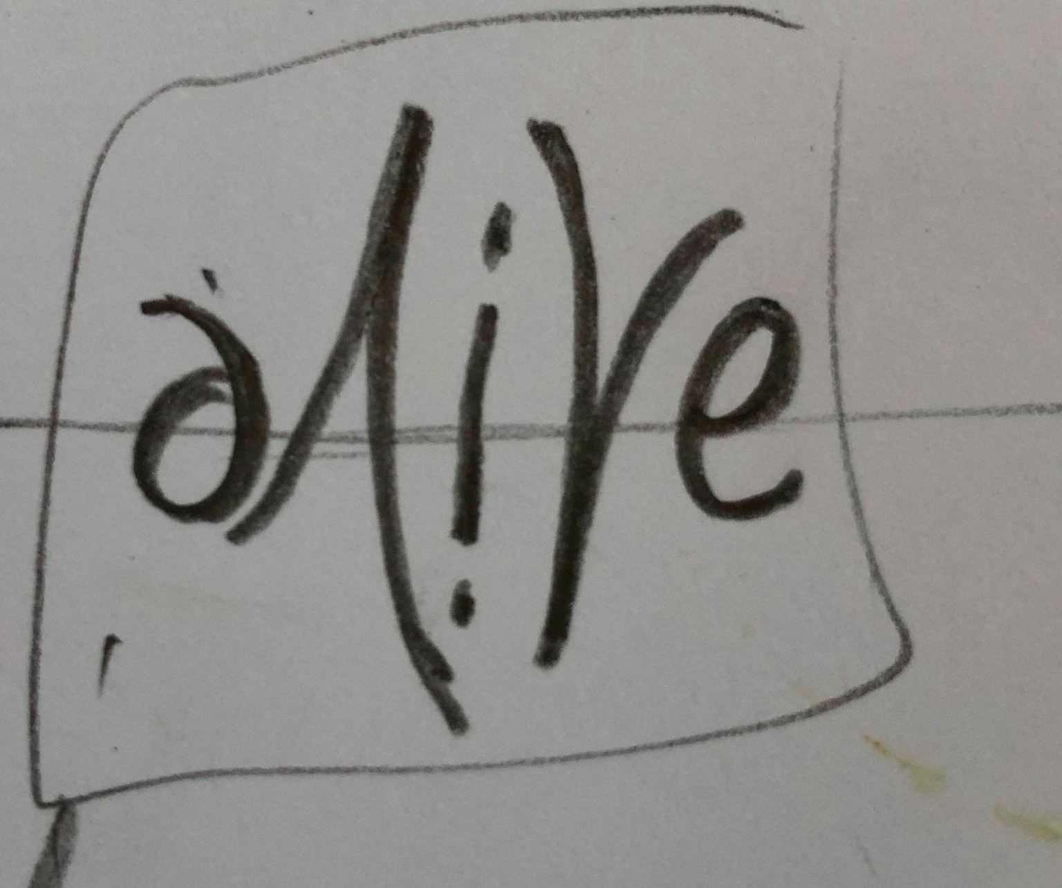 Alive Ambigram - image 4 - student project