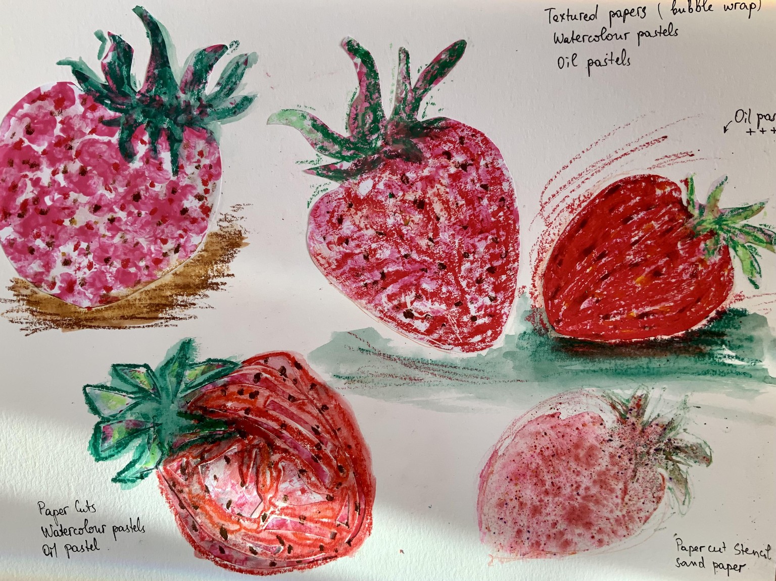More than 20 ways to draw Strawberries - image 1 - student project