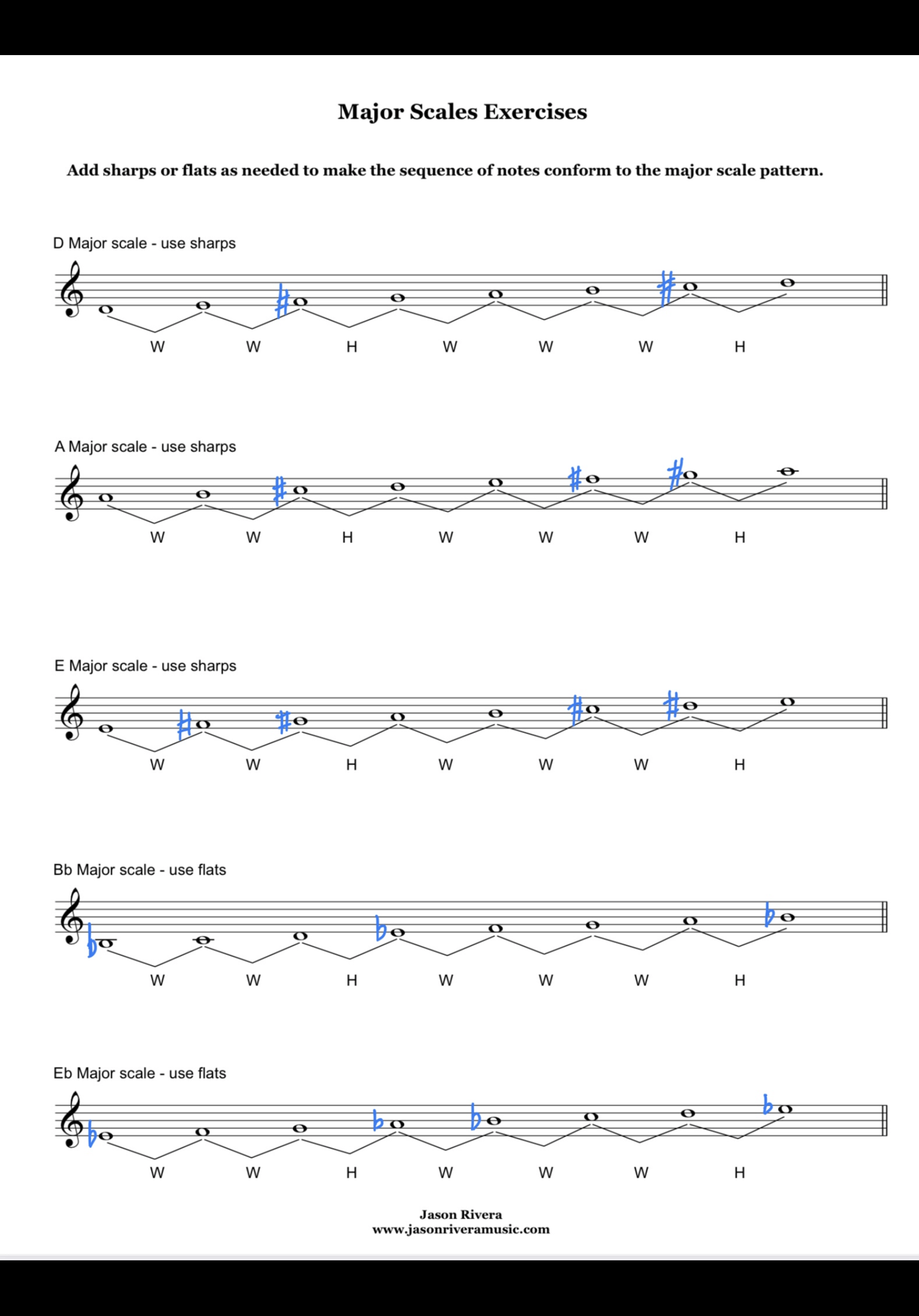 Major Scales - image 1 - student project