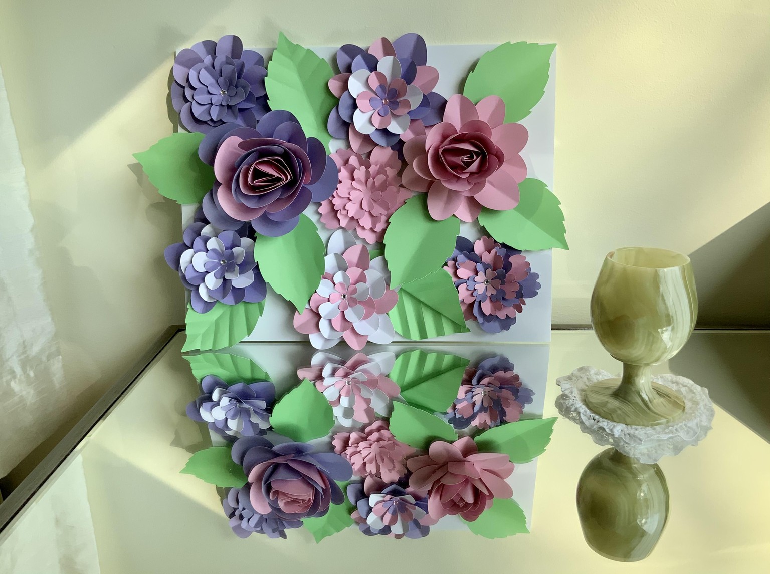 Stella’s Paper flower board - image 2 - student project