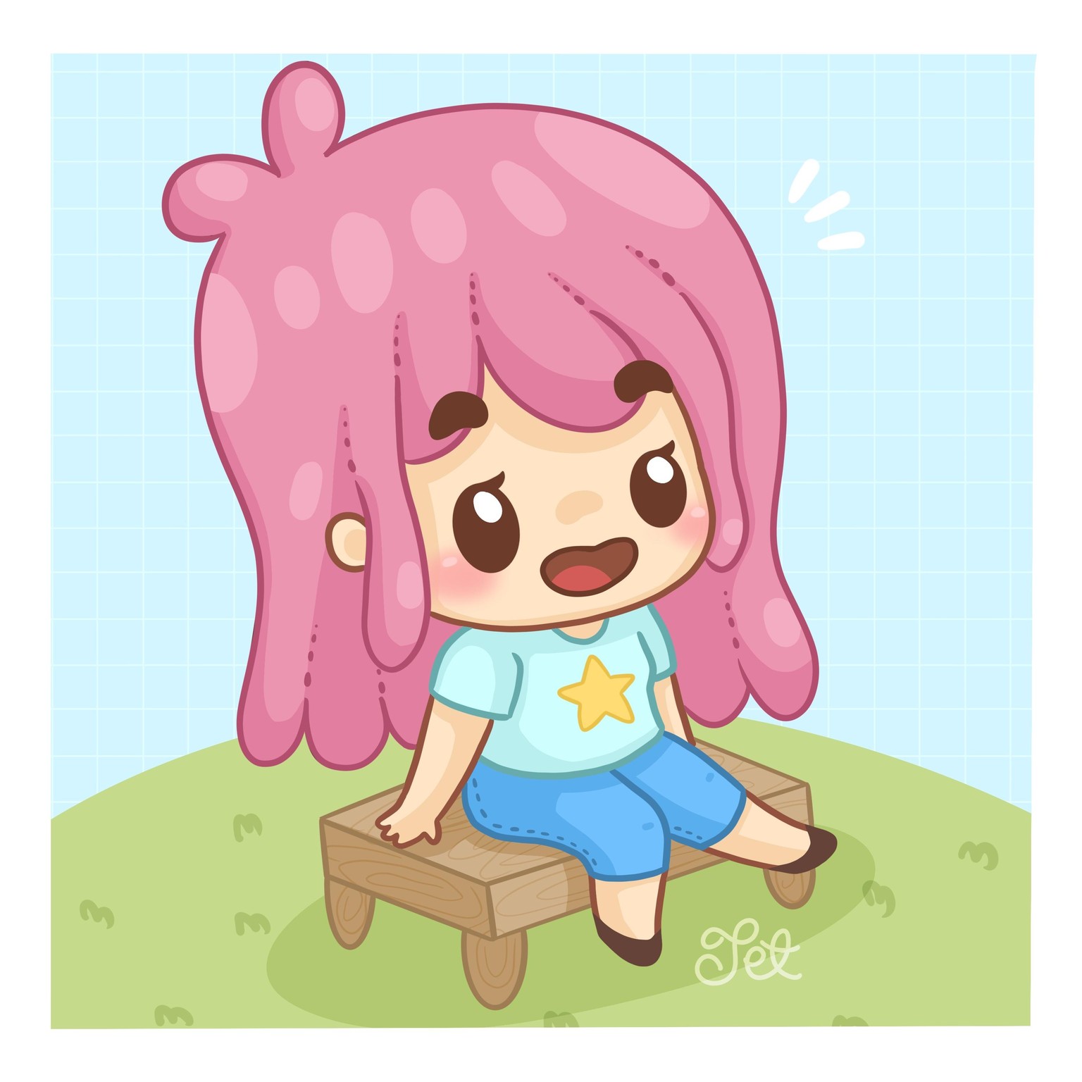 Sitting Chibis - image 2 - student project