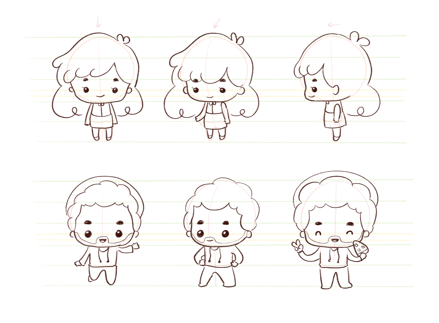 Cute Chibi Characters - image 2 - student project