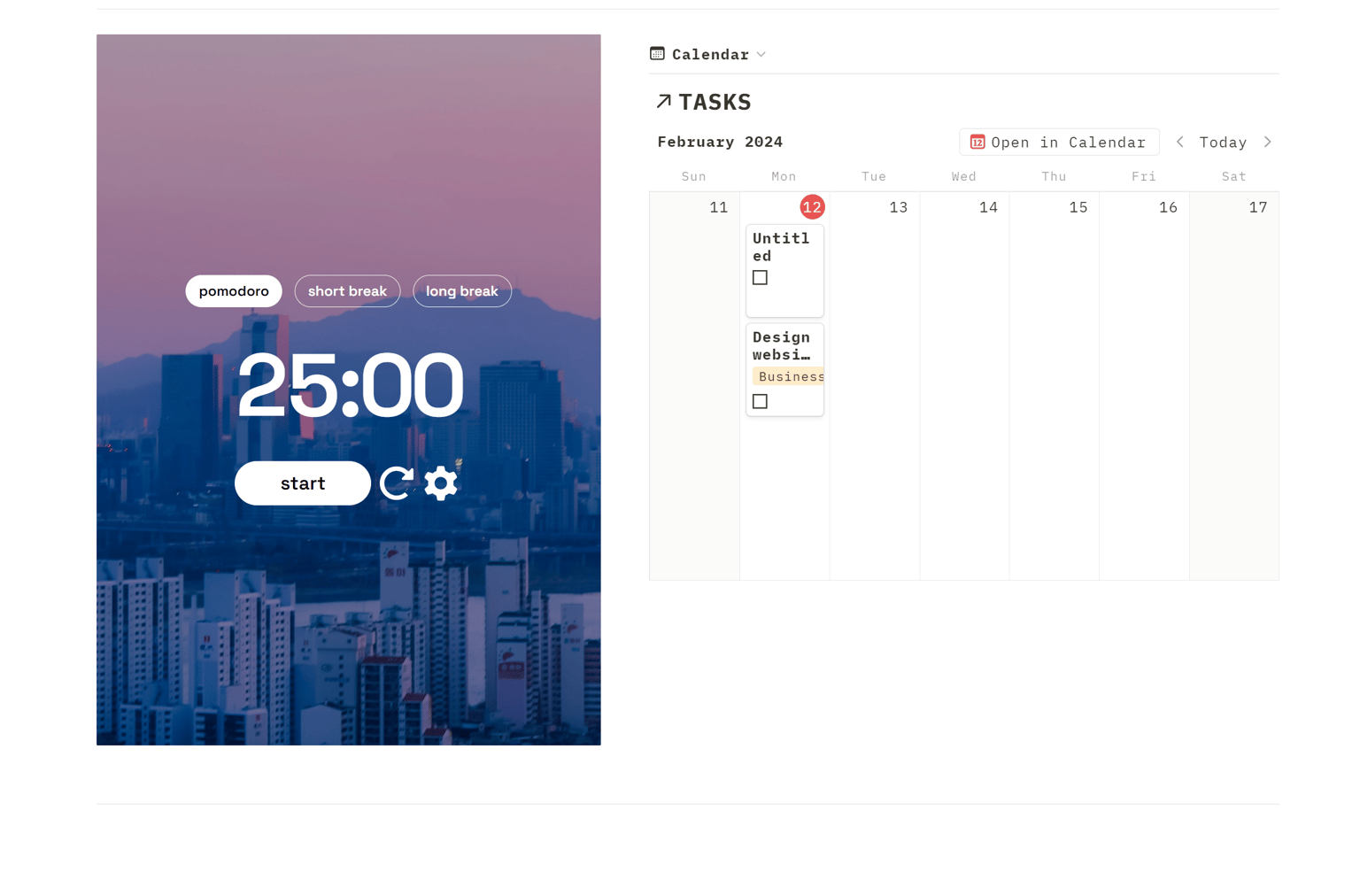 My notion Dashboard - image 3 - student project