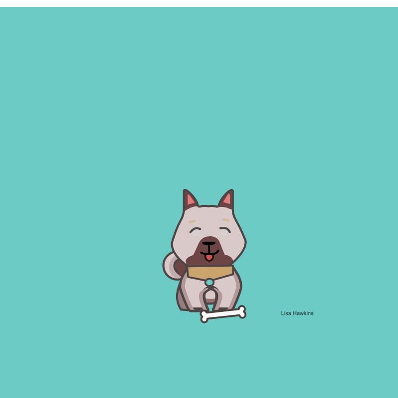 My little cartoon dog - image 1 - student project