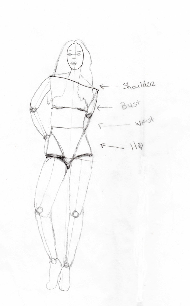 Drawing bodies for the first time - image 1 - student project