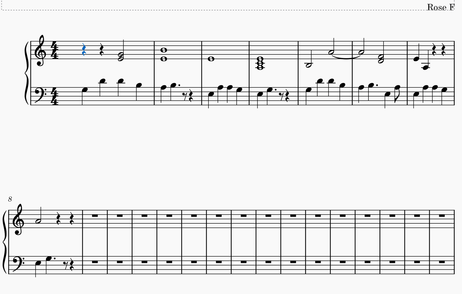 My Musical Arrangement - image 1 - student project
