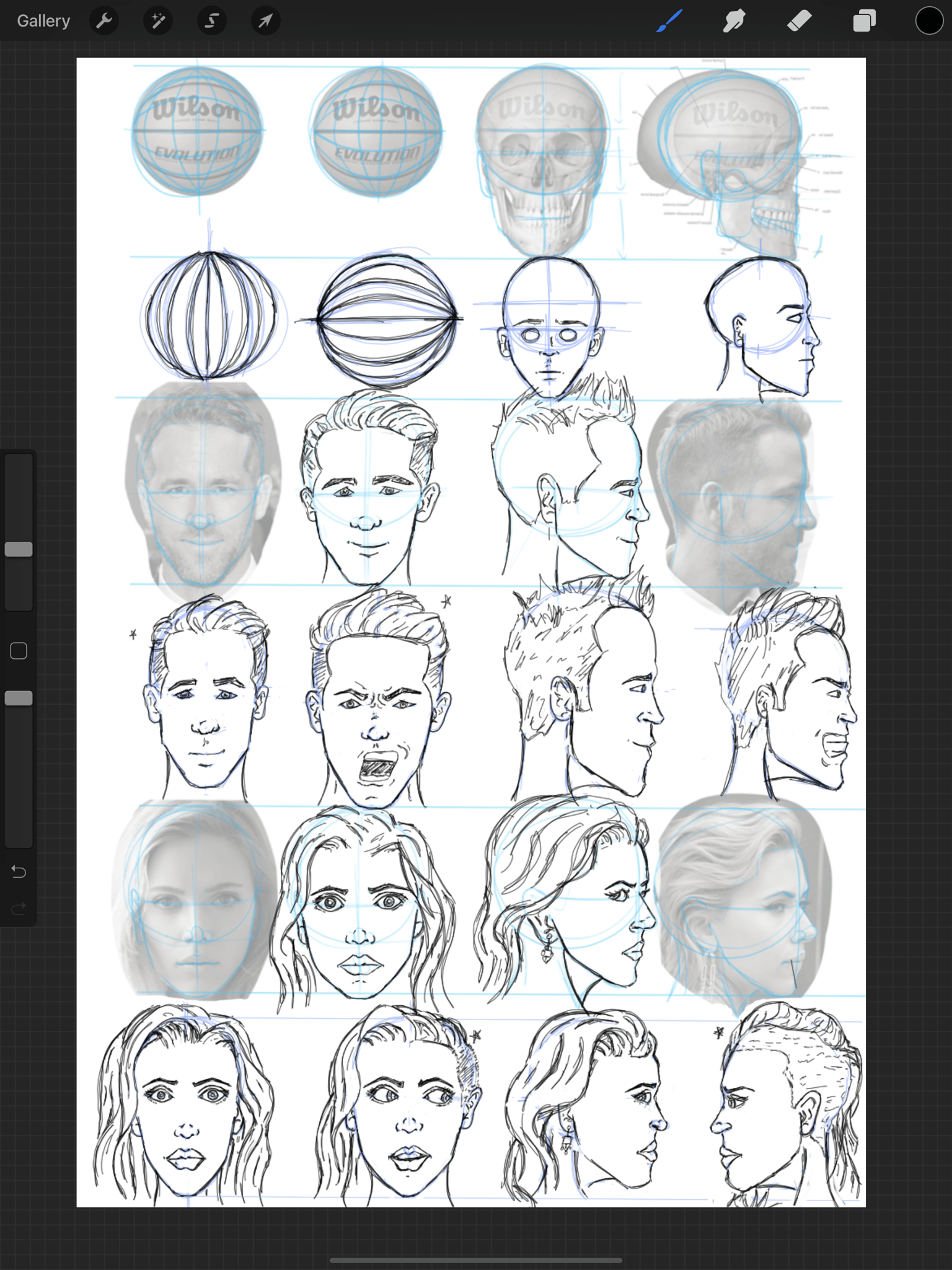 How to draw Faces - image 21 - student project