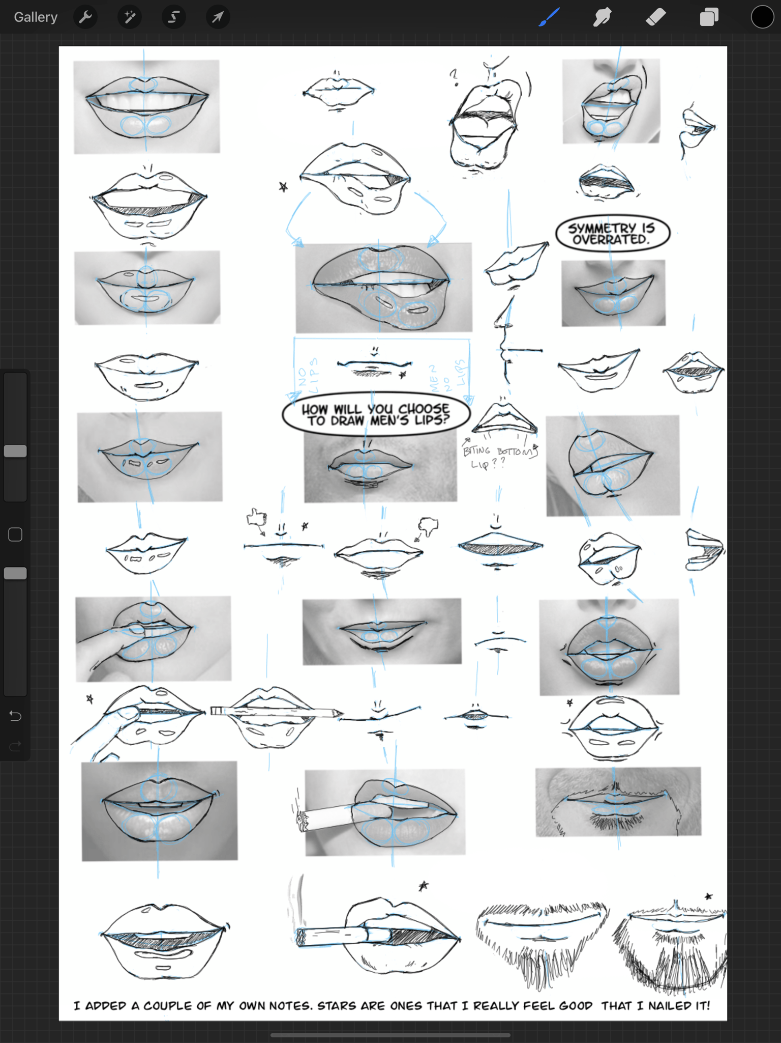 How to draw Faces - image 12 - student project