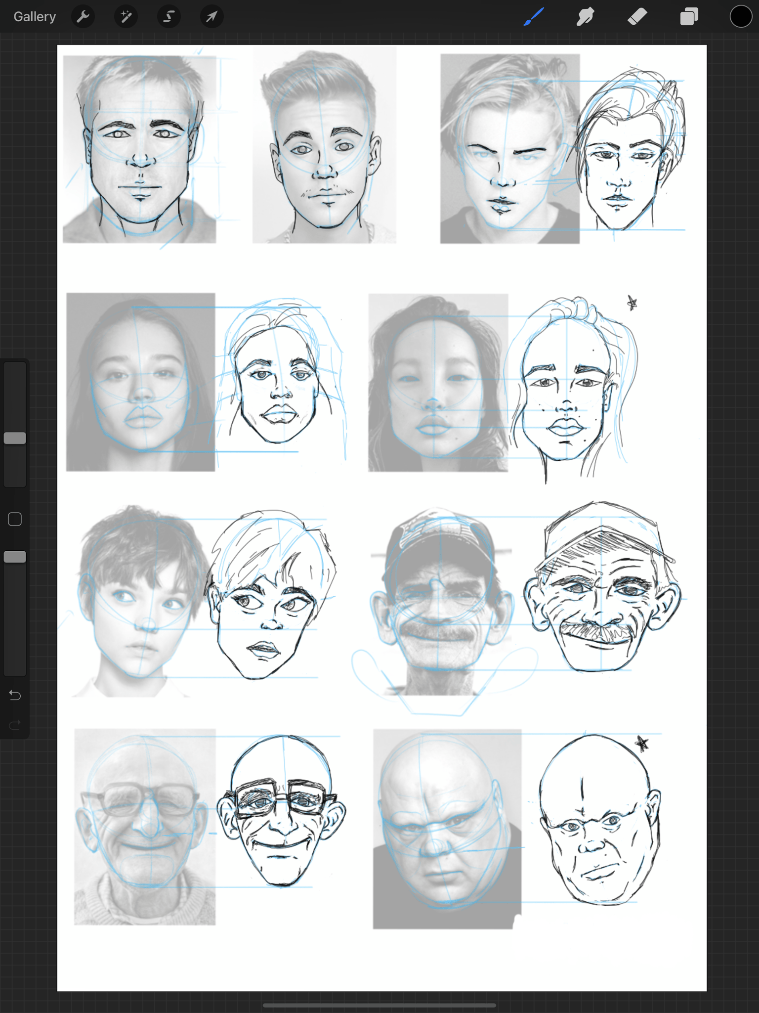 How to draw Faces - image 15 - student project