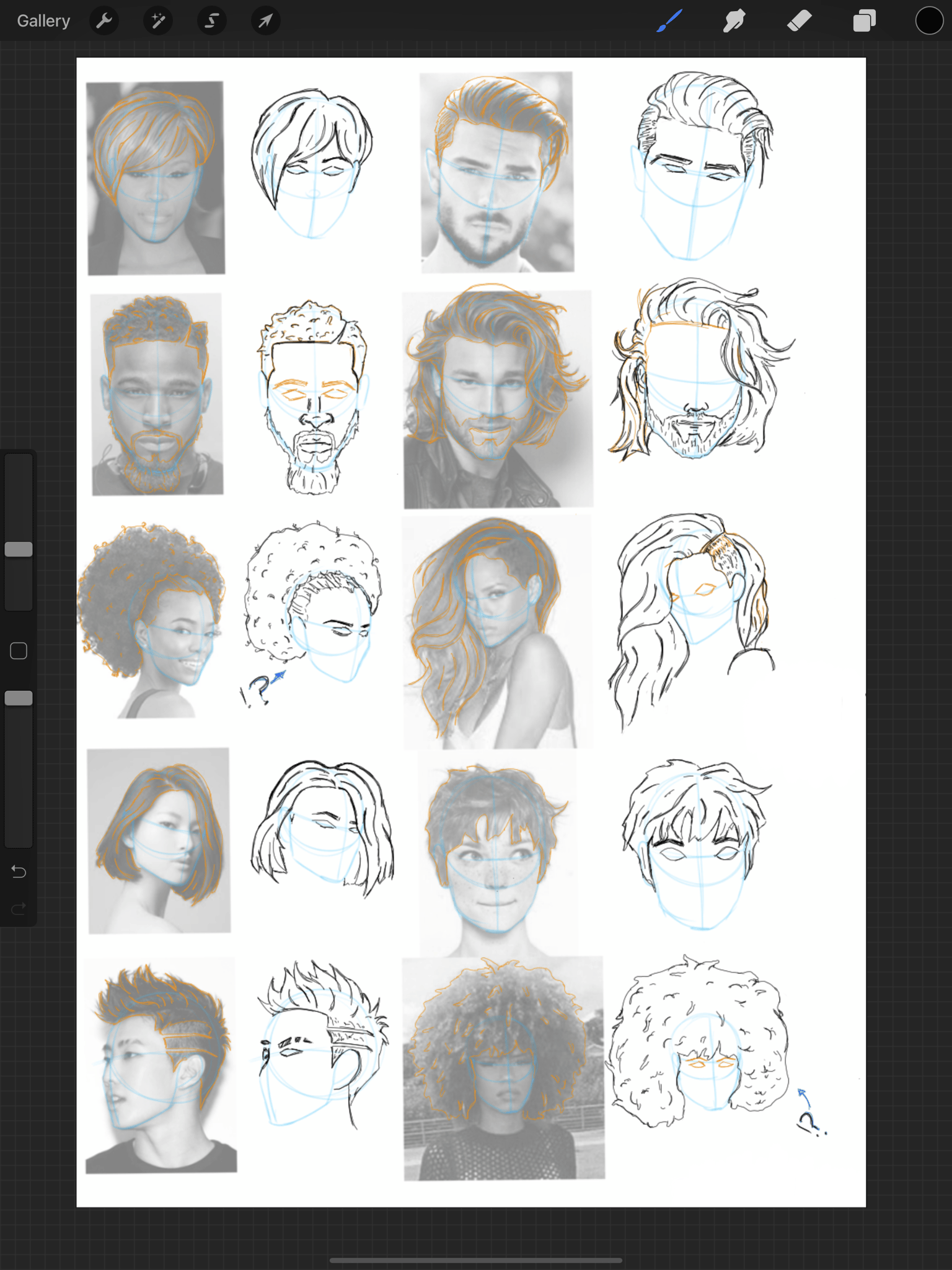 How to draw Faces - image 18 - student project