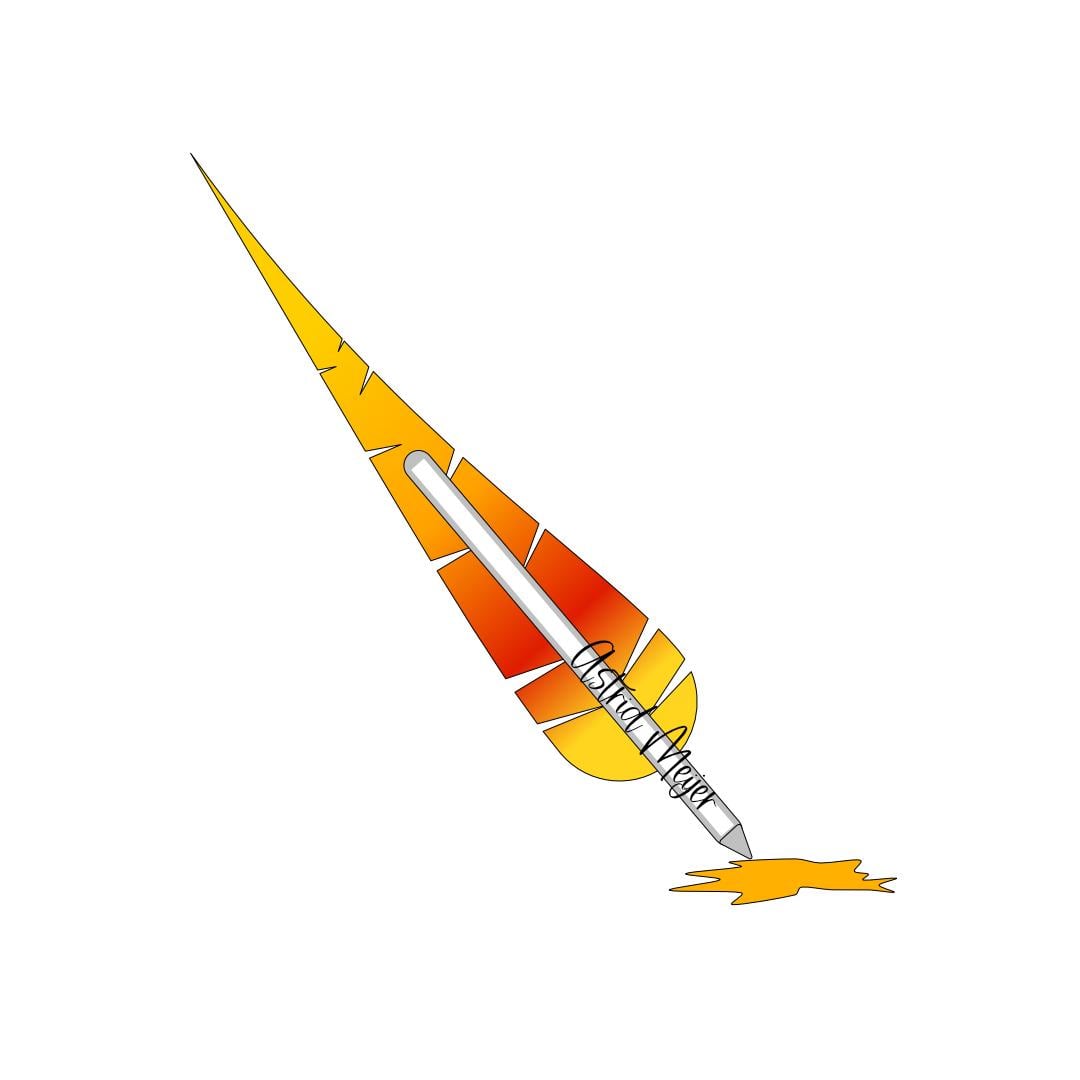 My first vector logo - image 4 - student project