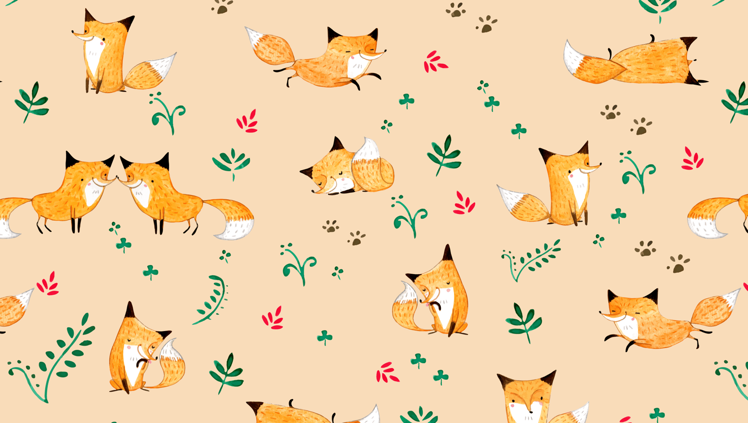 foxes in the forest - image 4 - student project