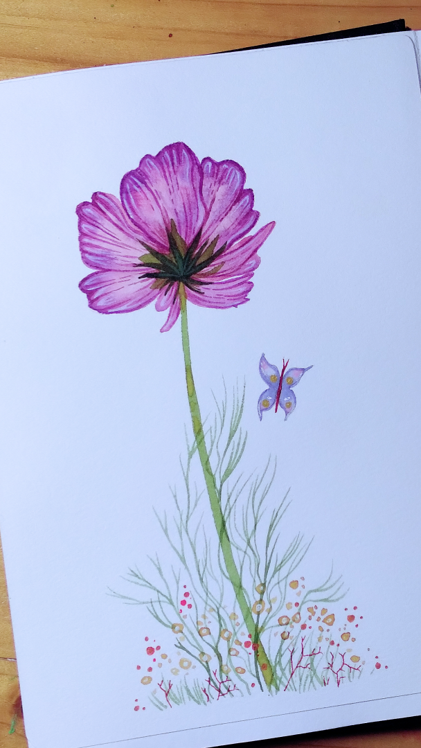 My flowery paintings - image 3 - student project