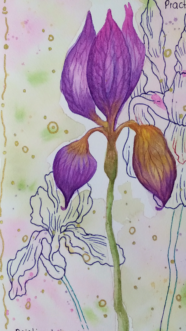 My flowery paintings - image 1 - student project