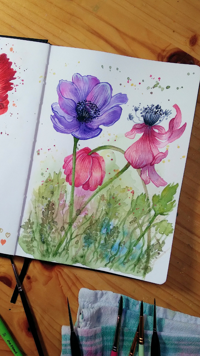 My flowery paintings - image 4 - student project