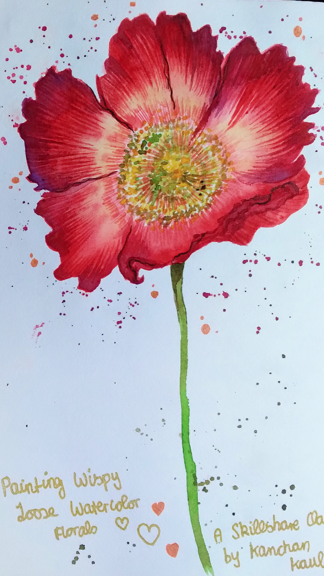 My flowery paintings - image 2 - student project
